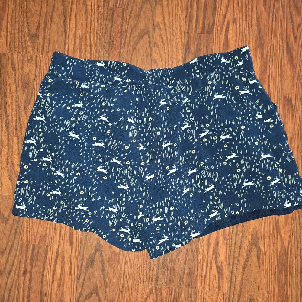 Disney Lauren Conrad Womens Blue Shorts Rabbit Pull On Pockets Size L - Picture 2 of 3